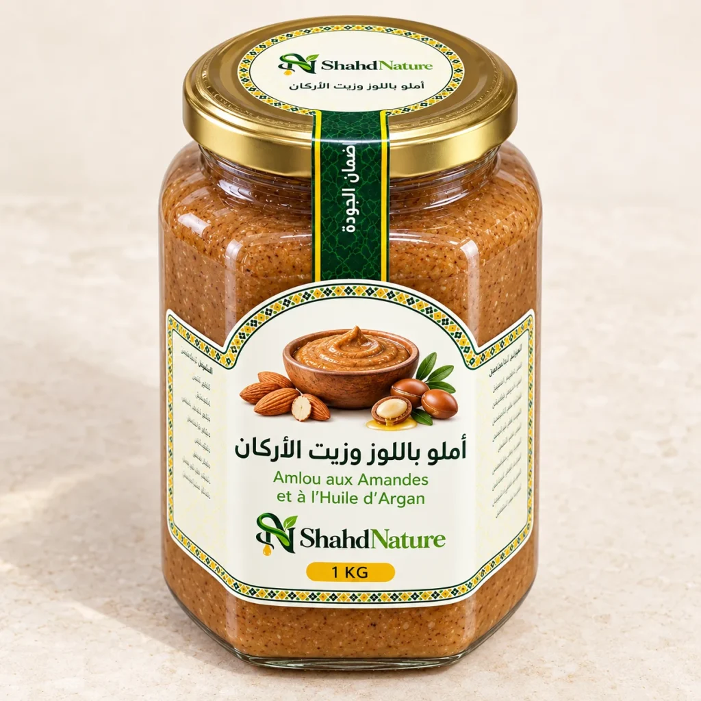 أملو باللوز - 1 كغ — الغطاء وختم الجودة