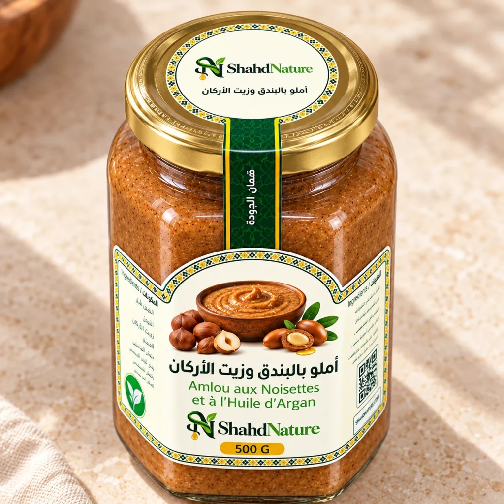 أملو بالبندق - 500 غ — الغطاء وختم الجودة
