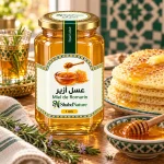 عسل أزير (إكليل الجبل) - 1 كغ — على مائدة فطور مغربي