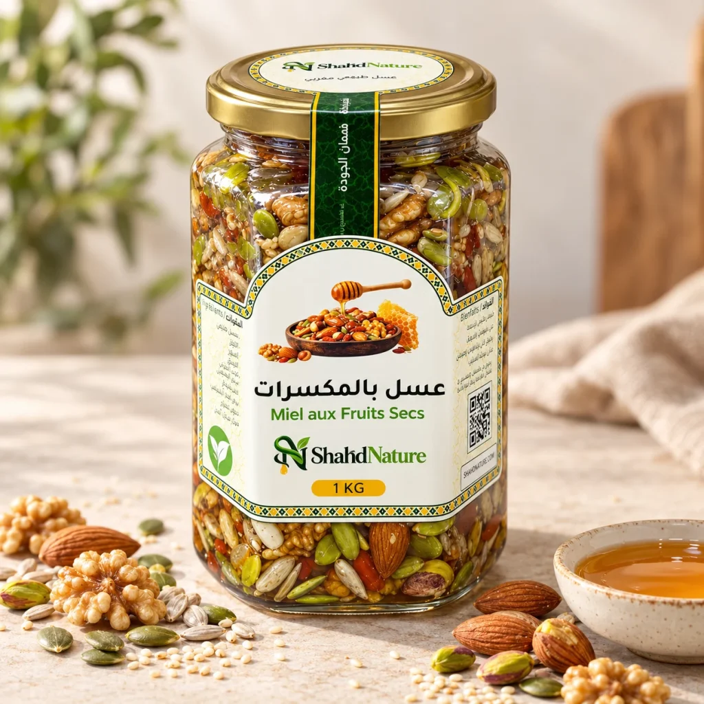 عسل بالمكسرات - 1 كغ — المكونات
