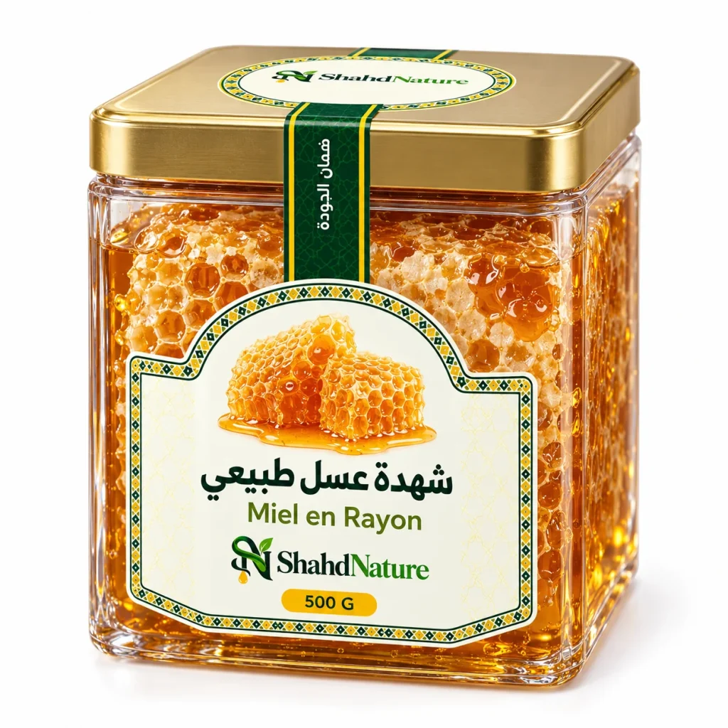 شهدة عسل طبيعي - 500 غ — علبة شهد نيتشر